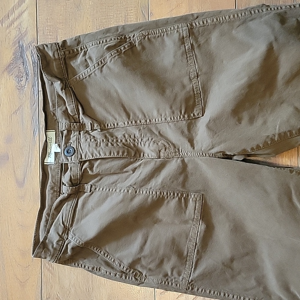 Madewell sz 29 cotton 3/4 pants brown